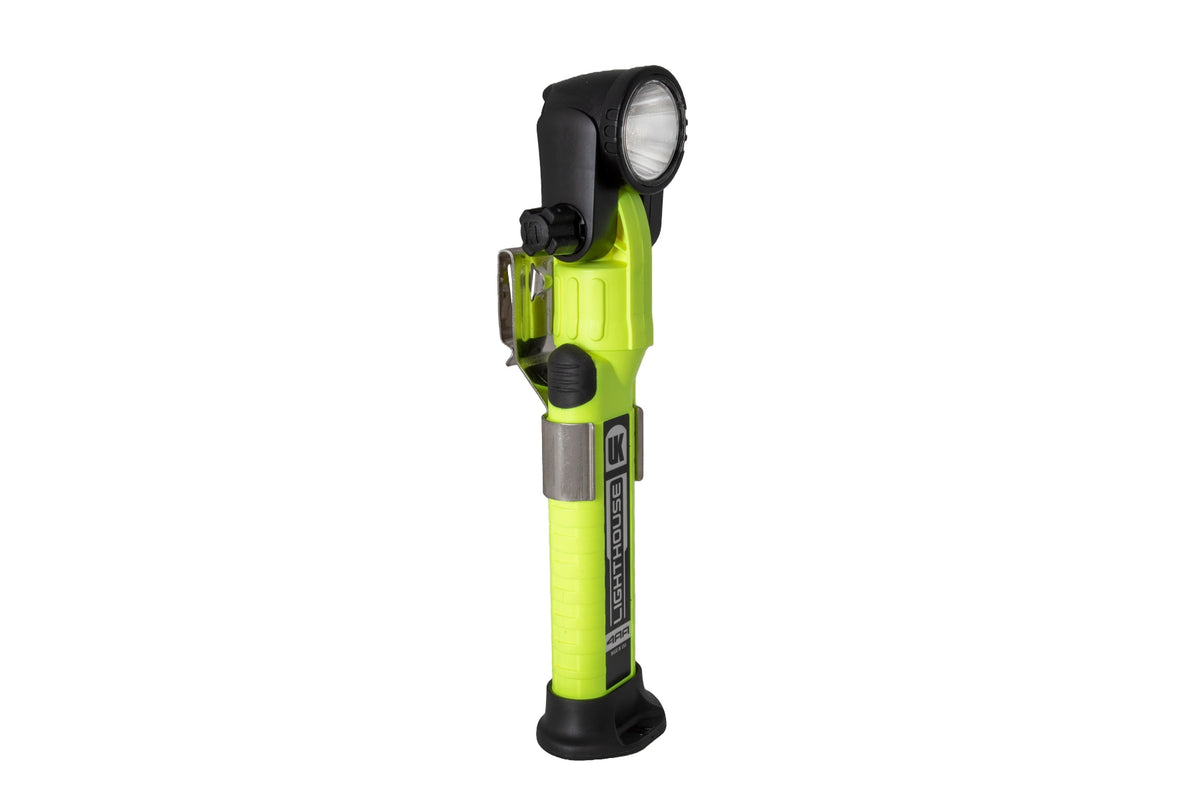 希少　イギリス　ダービーシェア（Derbyshire）フローライト UK 4AA Lighthouse White-Blue Dual Beam w/Magnetic Base - Right