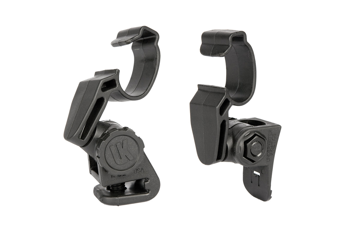 UK 2AA/3AA/4AA Lights Universal Helmet Clip – Underwater Kinetics
